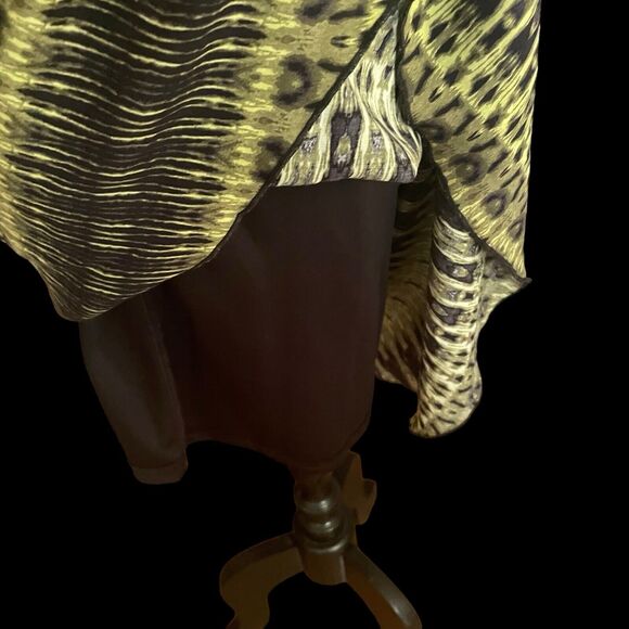 Kenzie NEW Midi Maxi Dress Sz S Tassel Ties Keyhole Halter Sleeveless Lined Ikat - Picture 8 of 12